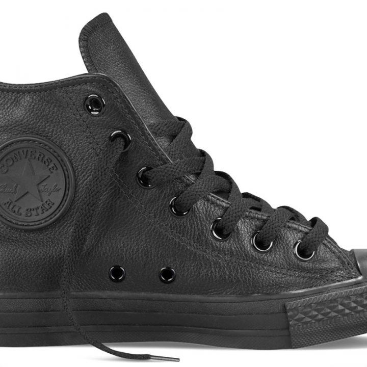 Converse boty Leather All Star Black Monochrome main