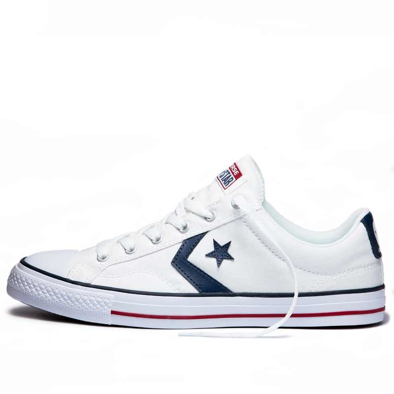 Converse boty Star Player OX White Navy left