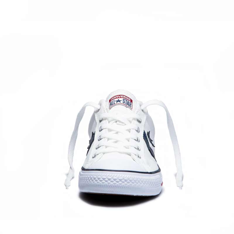 Converse boty Star Player OX White Navy front