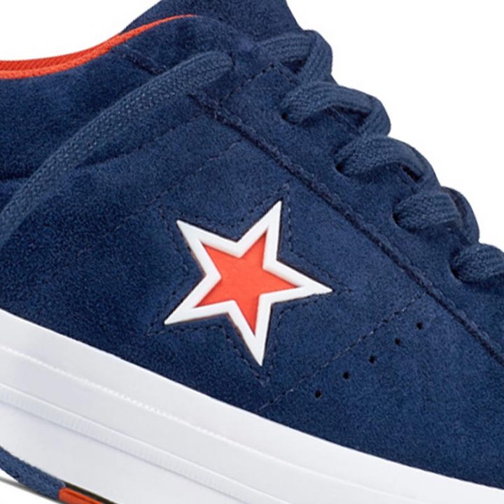 Boty Converse One Star Suede Modler Star Navy detail