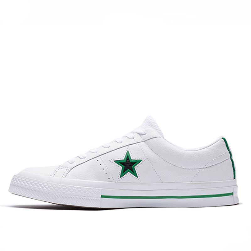 Converse boty One Star Ox Leather White left