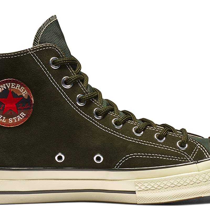 Converse boty Chuck Taylor All Star 70 Base Camp Suede High Top Utility Green main