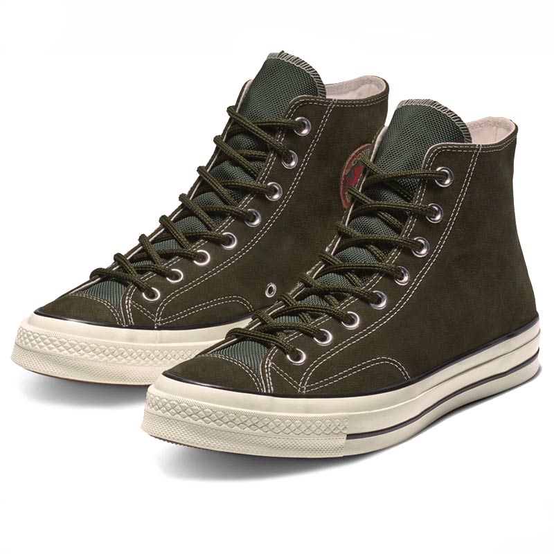Converse boty Chuck Taylor All Star 70 Base Camp Suede High Top Utility Green pair