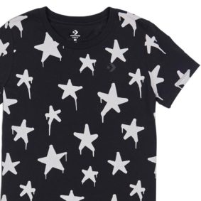 Converse tricko Graffitti Star Crew T-Shirt Black main