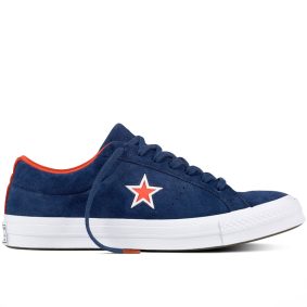 Boty Converse One Star Suede Modler Star Navy right