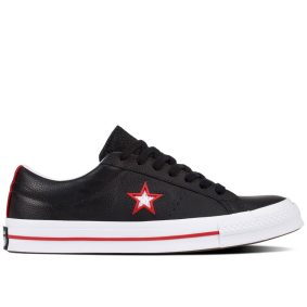 Converse boty One Star Ox Leather Black right